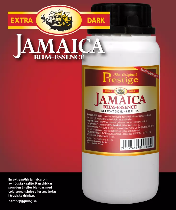 Jamajský  rum esencia 1000ml