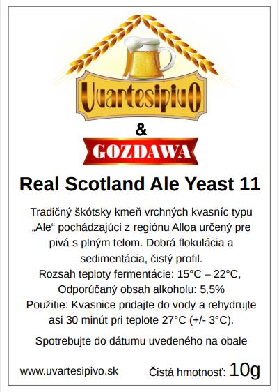 Kvasinky Real Scotland Ale Yeast 11 100g