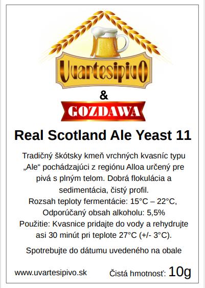 Kvasinky Real Scotland Ale Yeast 11 100g