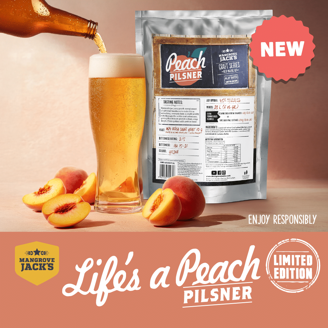 Mangrove Jack's CS Peach Pilsner (LE) - 2 kg