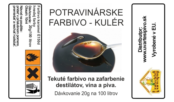 Kulér- Potravinárske farbivo