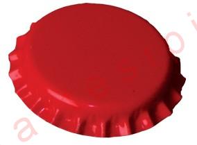 Korunky šampusky červené 29 mm