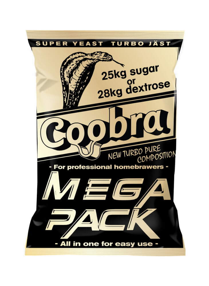 COOBRA Mega Pack kvasnice 18% (pre cukrový kvas) 390g