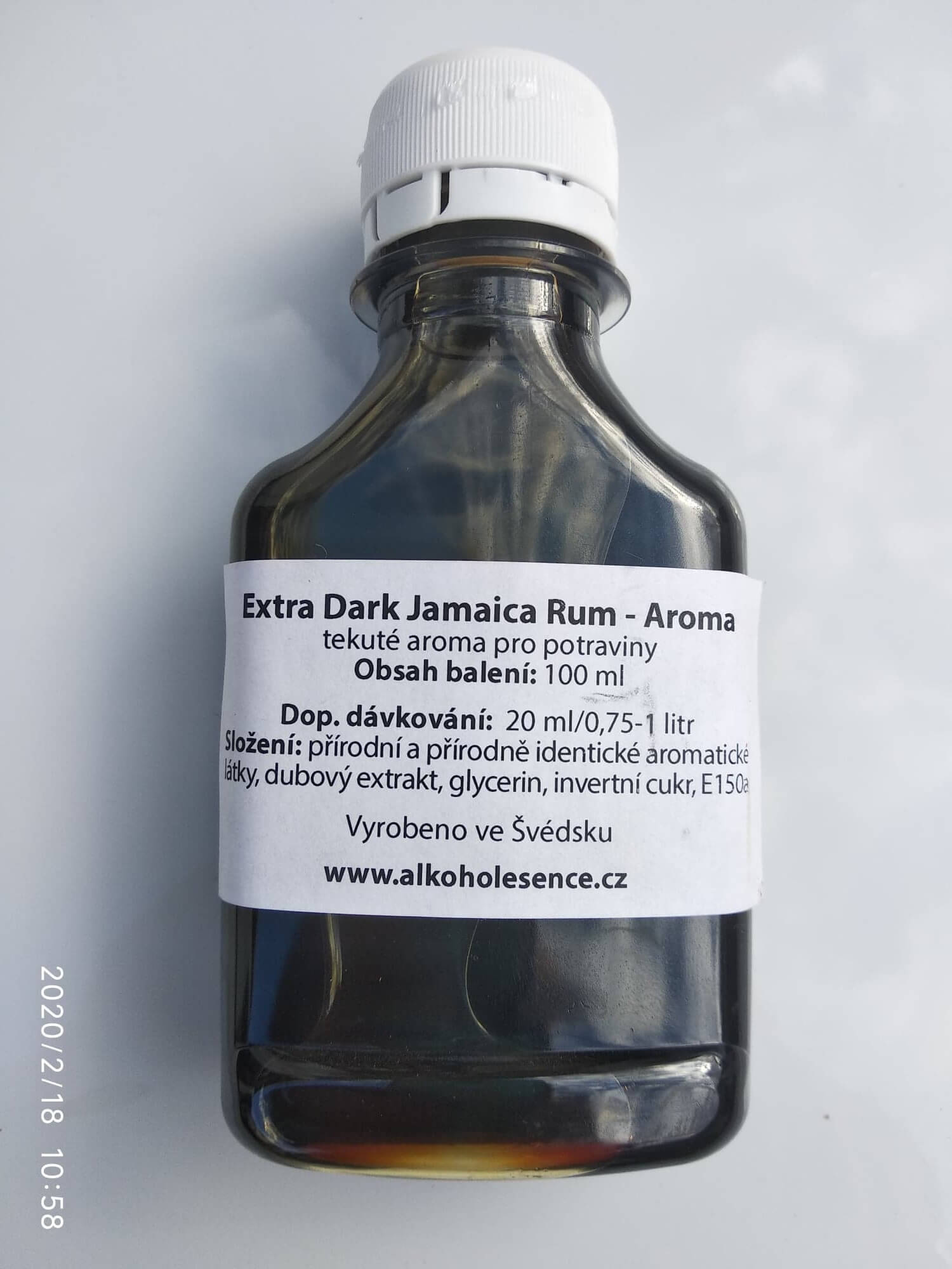 Extra Dark Jamajský Rum - esencia 100 ml