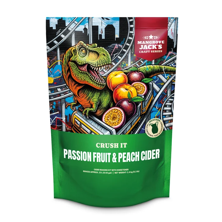 Mangrove Jack´s CS Peach and Passionfruit Cider  2,4 kg