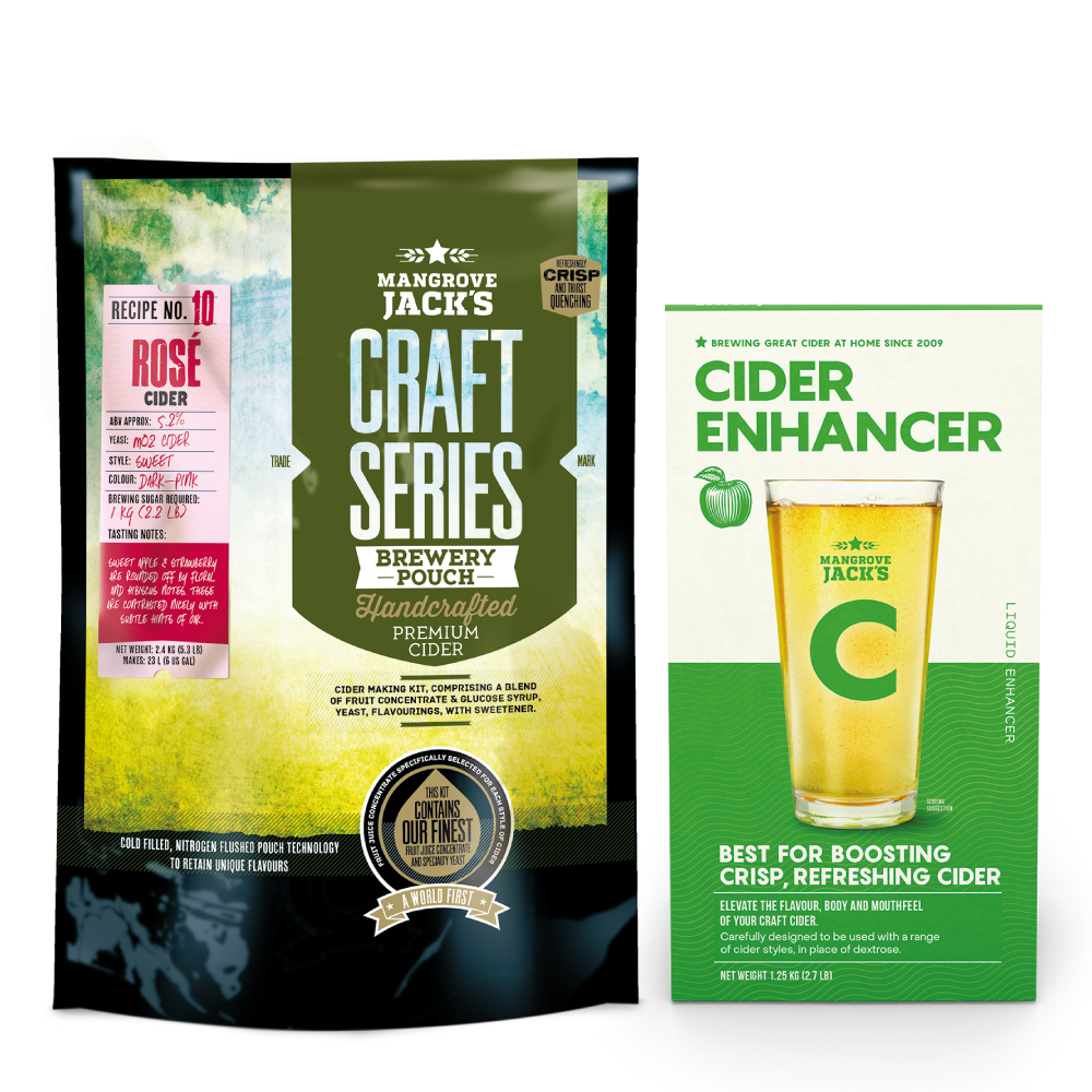Mangrove Jack´s CS Rosé Cider 2,5 kg + Cider Enhancer zadarmo
