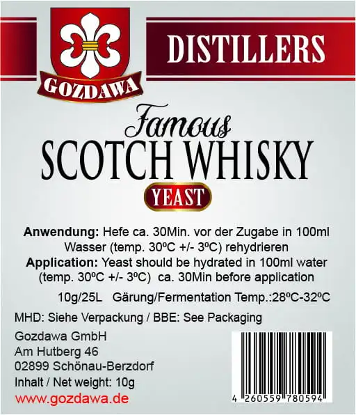 Scotch Whisky kvsnice 10g