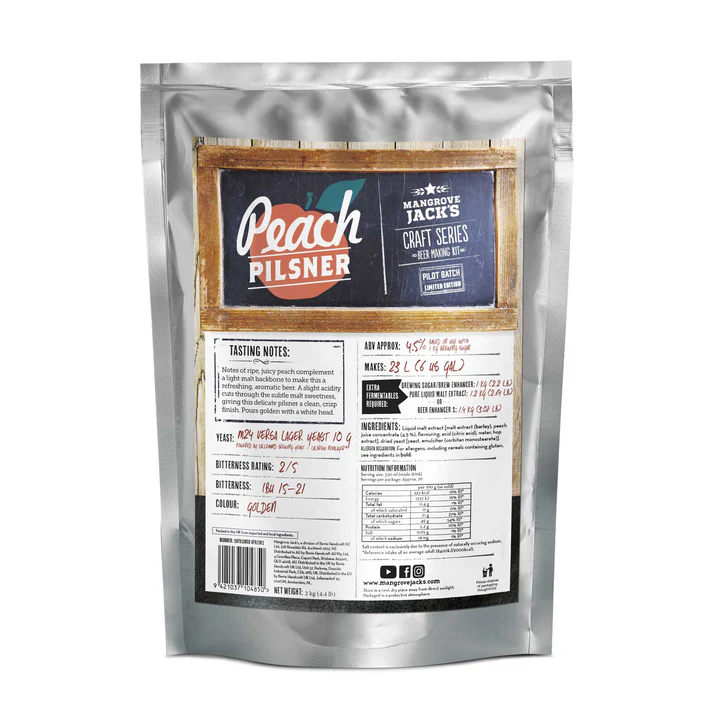 Mangrove Jack's CS Peach Pilsner (LE) - 2 kg