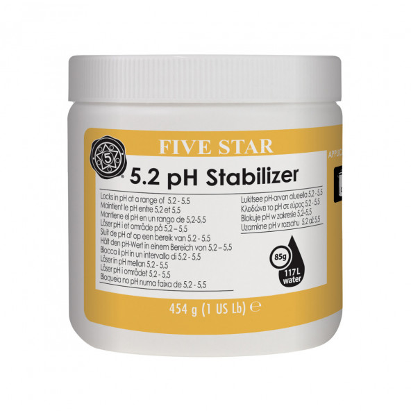 Stabilizátor pH 5,2 Five Star 454 g