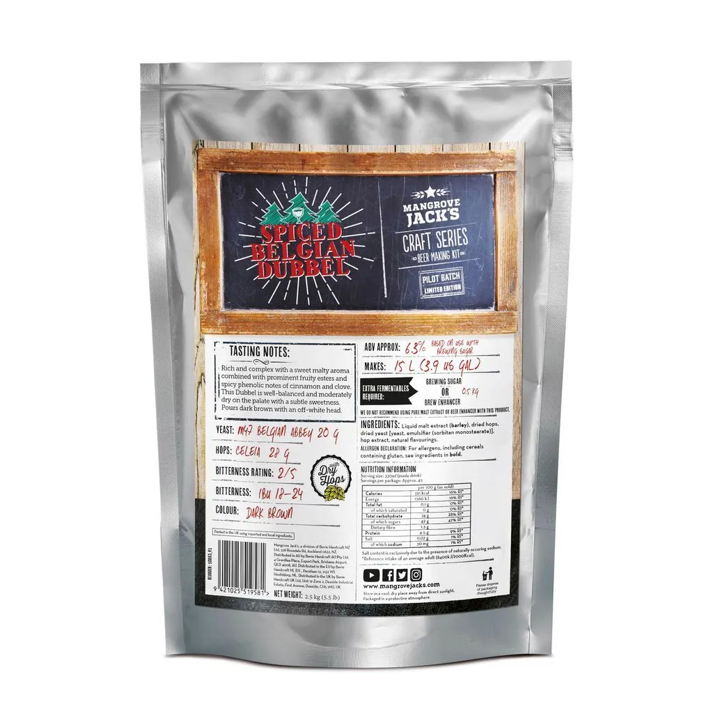 Mangrove Jacks CS Spiced Belgian Dubbel  2,5kg