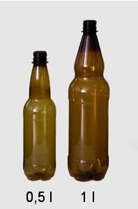 Plastová flaša na pivo 0,5l